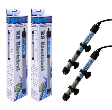 2 pieces Aquarium Heater Submersible Anti-Explosion Fish Tank Water Heater 100W - Walmart.com