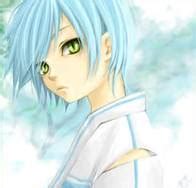 Anime boy with light blue hair - Anime Icon (37259078) - Fanpop