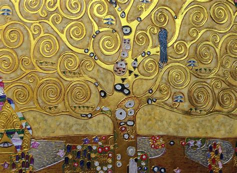 Gustav Klimt Tree of Life Reproduction Oil Painting on Canvas | Etsy