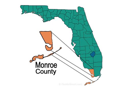 Monroe County Florida Map - Sibyl Fanechka