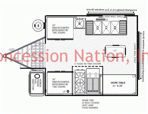 Floor Plans - Concession Trailers | concession Nation