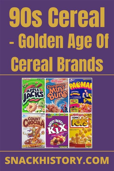 90s Cereal - Golden Age Of Cereal Brands - Snack History