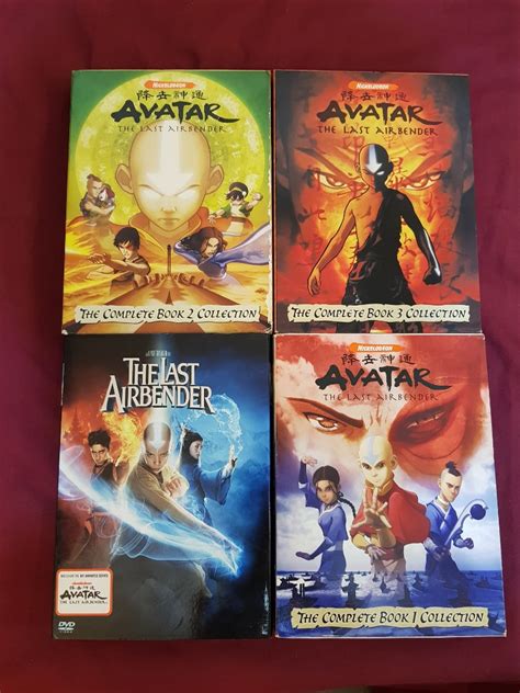 Complete AVATAR THE LAST AIRBENDER Set Of 4 DVD Boxsets, Hobbies & Toys ...