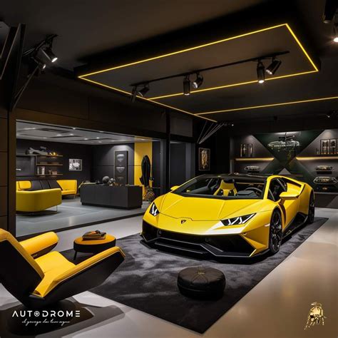 Garage STUDIO LAMBORGHINI HURACAN | Garage design interior, Garage ...