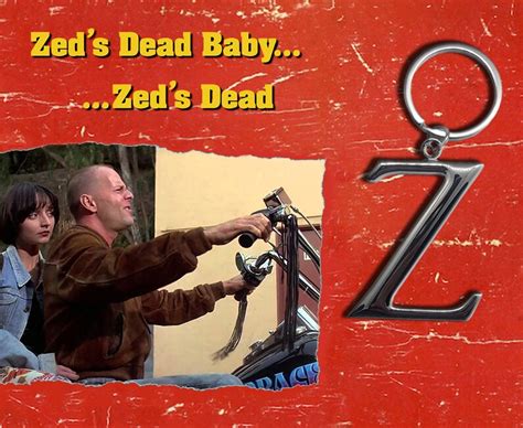 Pulp Fiction z Keychain Zed's Dead Replica | Etsy