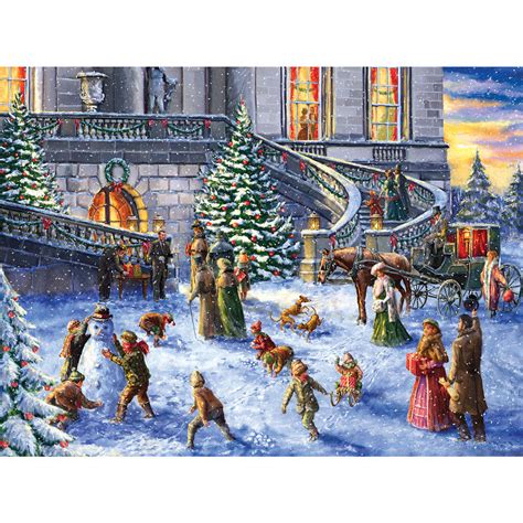 A Traditional English Christmas 300 Large Piece Jigsaw Puzzle | Spilsbury