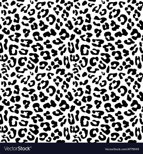Leopard skin repeated seamless pattern texture Vector Image