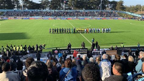 Monterey Bay F.C. kicks off their first home game at Cardinale Stadium