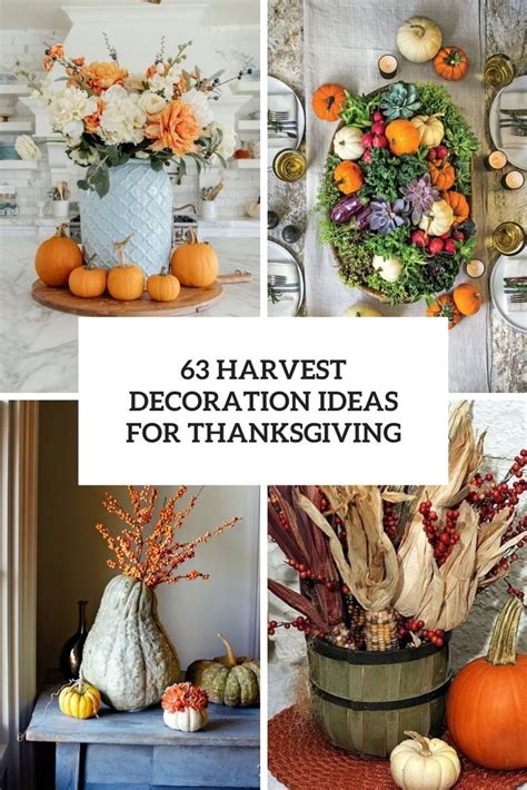 63 Harvest Decoration Ideas For Thanksgiving - DigsDigs