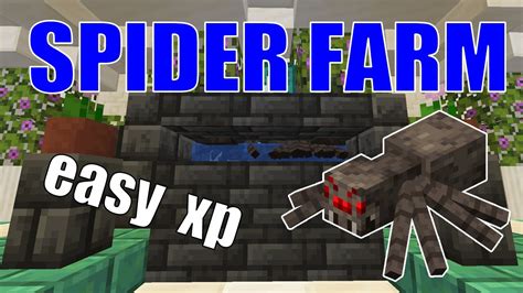 Spider Farm Minecraft | Easy Spider Spawner XP Farm | Java & Bedrock ...