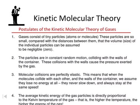 PPT - Kinetic Molecular Theory PowerPoint Presentation, free download - ID:6901460