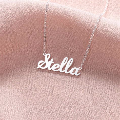 Customized Pendant with Name - Name Pendant in Gold, Silver | FARUZO