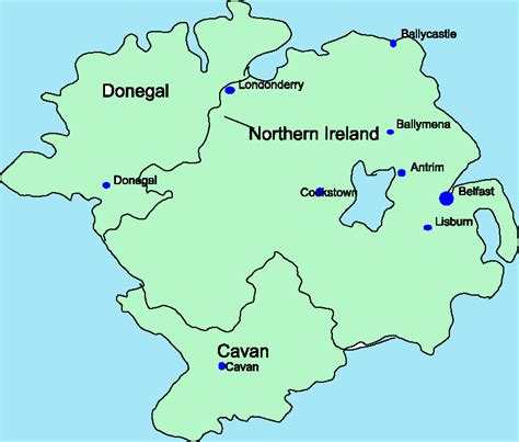 Ulster Ireland Map