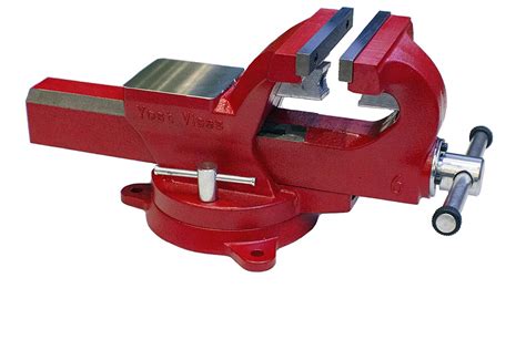 Yost Vises FSV-4 4-Inch Heavy-Duty Forged Steel Bench Vise with 360 ...