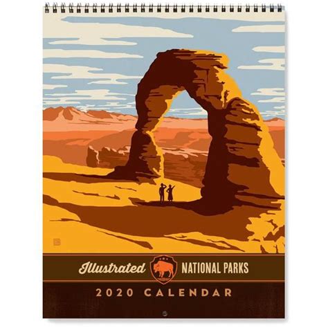 2020 Wall Calendar: National Parks by Kai Carpenter | National parks, Arches national park ...