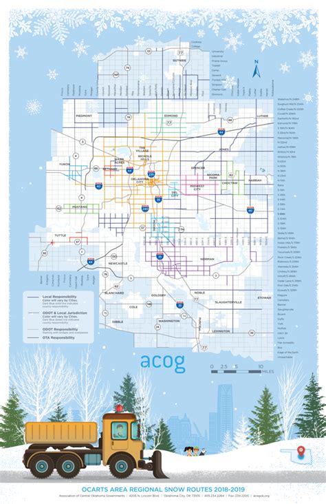 2019 FREE Printable Snow Route Map for OKC Region | ACOG