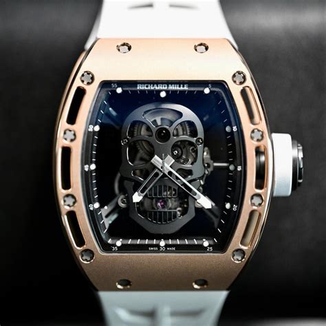 Richard Mille RM052 Skull Tourbillon Rose Gold Limited Edition... for C ...