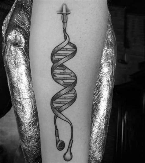 60 DNA Tattoo Designs For Men - Self-Replicating Genetic Ink