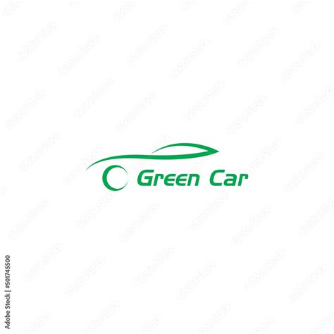 Green car electric car hybrid technology logo vector design template Stock Vector | Adobe Stock