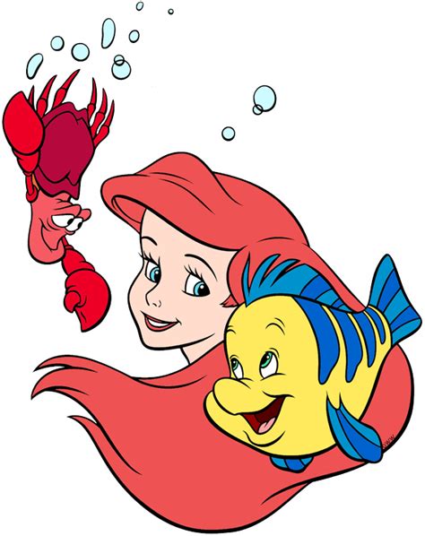 Ariel and Friends Clip Art | Disney Clip Art Galore