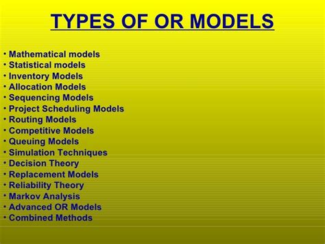 Operations Research