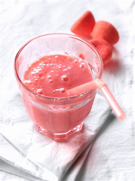 Lait Aux Fraises Tagada Strawberry Tagada Candy Smoothie Photograph by Studio - Photocuisine ...