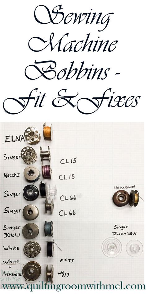 Sewing machine bobbins fits and fixes – Artofit