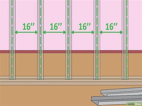 How to Install Metal Studs: 13 Steps (with Pictures) - wikiHow | Metal ...