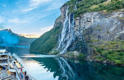 The Seven Sisters Waterfall Landmark, Geiranger | YachtCharterFleet