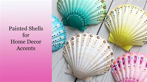 Simple technique for painting Scallop Shells - YouTube