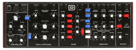 Behringer Model D - Free Patch Sheets, Presets and Sound Design.