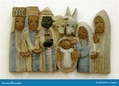 Nativity Scene editorial stock photo. Image of scene - 302663033