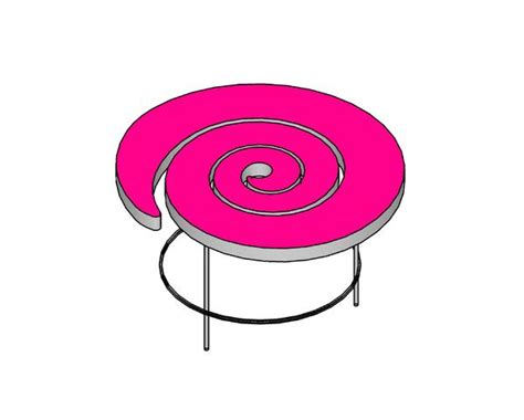 RevitCity.com | Object | Swirl Coffee Table