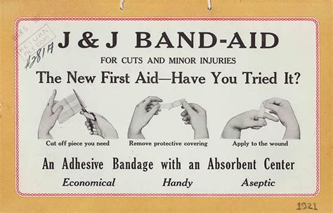 BAND-AID® History: The First BAND-AID® Brand Adhesive Bandage | Johnson & Johnson Our Story