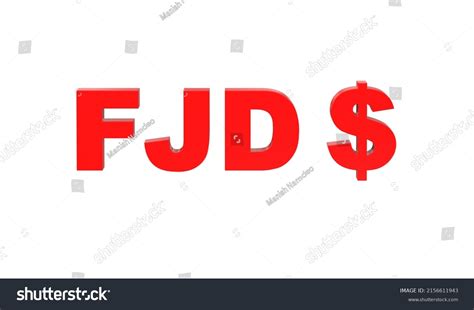 Fijian Dollar Currency Symbol Fiji Red Stock Illustration 2156611943 ...