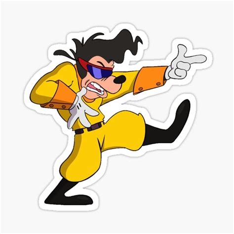 "Powerline Max Stand Out Performance Goofy Movie (sticker and more)" Sticker for Sale by ...