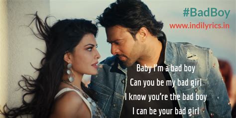 Bad Boy | Sahoo | Full Song Lyrics with English Translation and Real ...