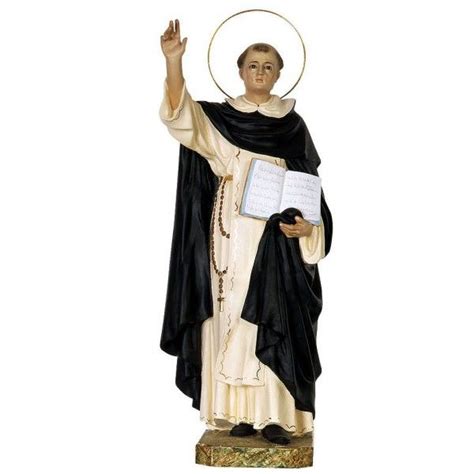 Statue Saint Vincent Polychrome Antique