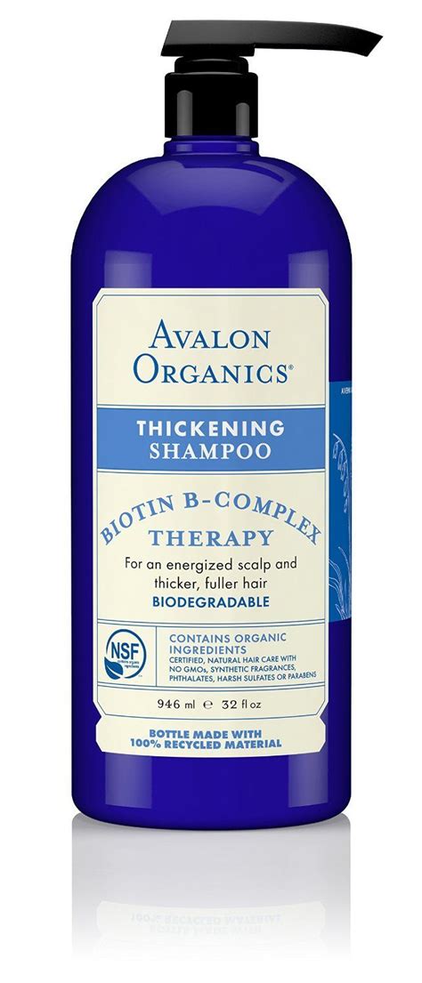 Avalon Organics Thickening Shampoo - Best Hair Thickening Shampoos for ...