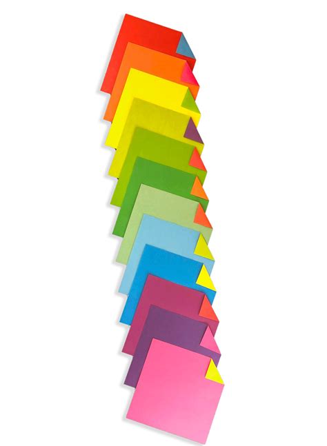 Origami Paper 500 sheets Rainbow Colors 4" (10 cm) (9780804852364) - Tuttle Publishing