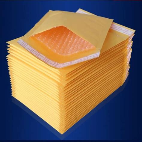 100pcs Many Sizes Yellow Kraft Bubble Mailing Envelope Bags Bubble Mailers Padded Envelopes ...