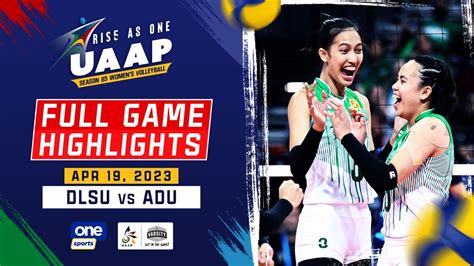 DLSU vs. AdU round 2 highlights | UAAP Season 85 Women's Volleyball ...