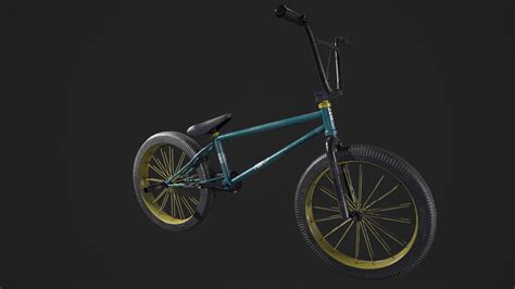 3D model BMX ready for AAA games - TurboSquid 2125313