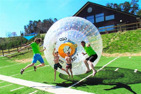 2023 Outdoor Gravity Park Zorbing Admission Ticket in Pigeon Forge