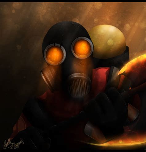 Pyro- Tf2 :Fanart: by XBlackIce on DeviantArt