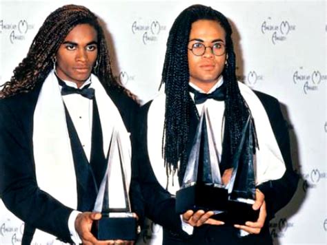 Milli Vanilli on January 22 1990 at the 17th Annual American Music ...