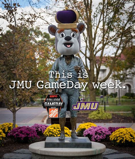 ESPN College GameDay returns to JMU October 14, 2017! Only the second ...