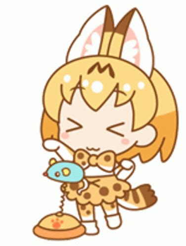 Serval Kemono Friends Sticker – Serval Kemono Friends Pavilion – discover and share GIFs