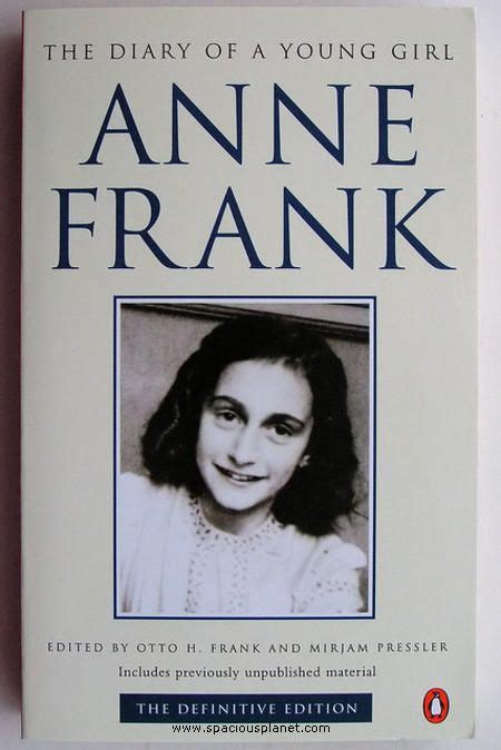 The Diary of Anne Frank. Incredible book, of course. | Books, Anne frank