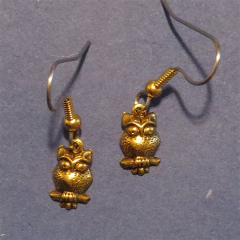 Owl Earrings - Etsy